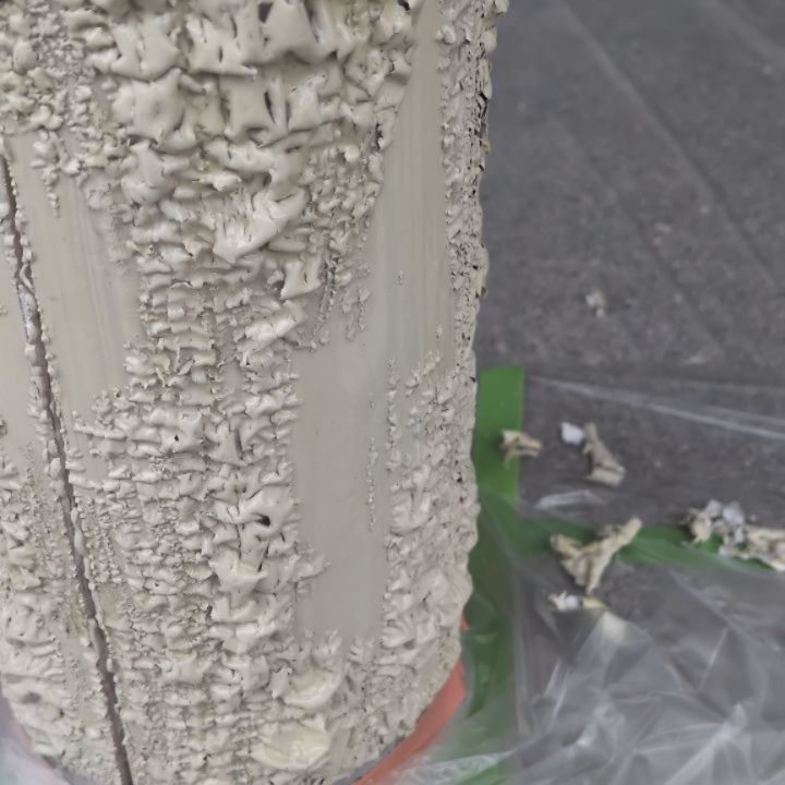 木部塗膜剥離作業
